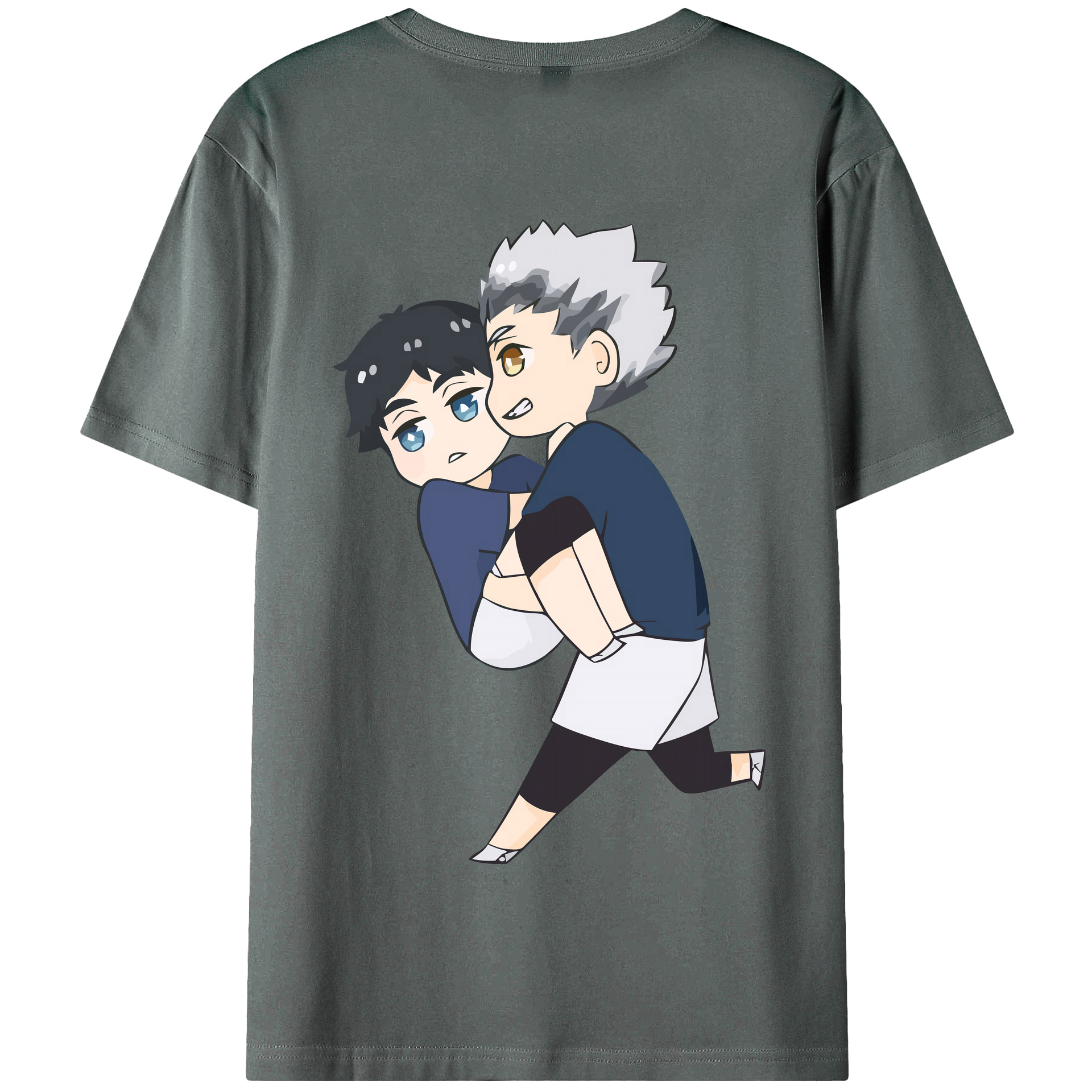 （画像用） ハイキュー!! Haikyu!! 綿100％半袖Tシャツ（背面プリント）